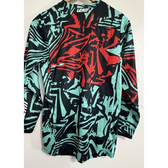 Leatt Cape Town Rode Kit 3.5 JR Moto Youth MX Offroad Jersey Size XL Blue Red - Picture 3 of 3